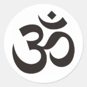 om runder aufkleber (Vorderseite)