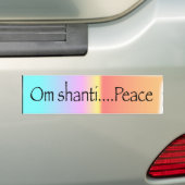 OM Shanti Autoaufkleber (Auf Auto)