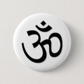 OM SHANTI BUTTON (Vorderseite)