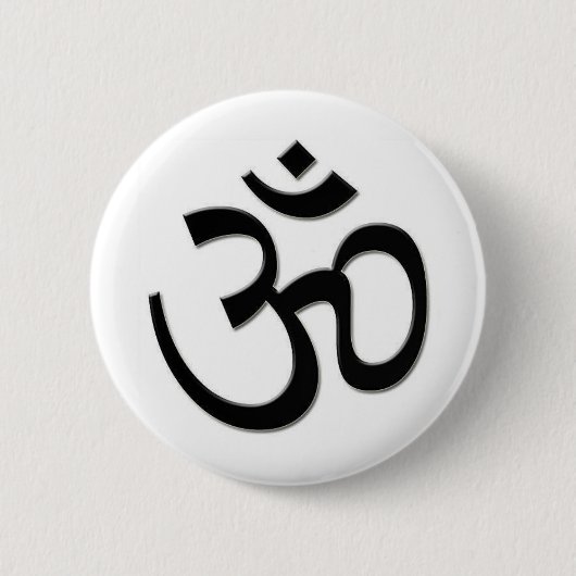 OM SHANTI BUTTON (Vorderseite)
