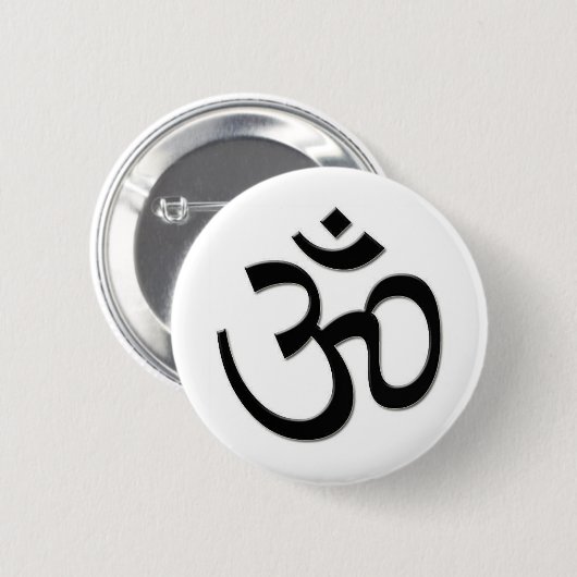 OM SHANTI BUTTON (Vorne & Hinten)