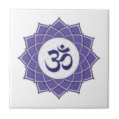 Om Shanti Om Fliese (Vorderseite)