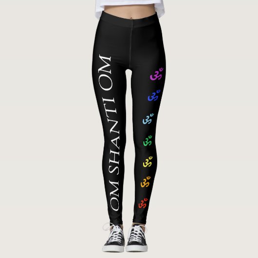 OM Shanti OM Leggins (Vorderseite)