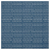 Om Shanti, Peace Cotton Stoff (Muster)