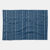 Om Shanti, Peace Geschirrtuch (Horizontal)