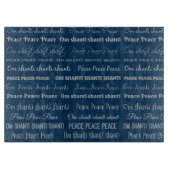 Om Shanti, Peace Schneidebrett (Vorderseite)