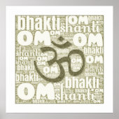 Om Shanti Poster (Vorne)
