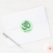 Om Shanti Symbol Sticker (Umschlag)