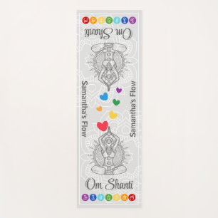 Om Shanti Zen & Flow: Der Chakra Yoga Mat Yogamatte