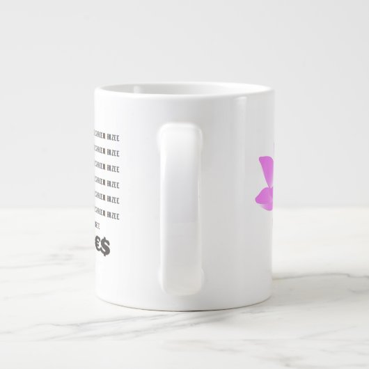 OM SHREEM BRZEE 27X AUF TASSE MIT LOTUS (Rückseite)