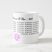 OM SHREEM BRZEE 54X AUF TASSE MIT LOTUS (Vorderseite Rechts)