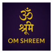 Om Shreem Poster (Vorderseite)