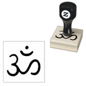Om Sign Briefmarke Gummistempel (Stempel)
