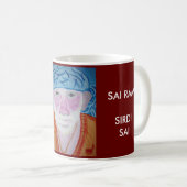 OM SIRDI SAI RAM - SAI KUCHEN KAFFEETASSE (VorderseiteRechts)