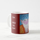 OM SIRDI SAI RAM - SAI KUCHEN KAFFEETASSE (Vorderseite Links)