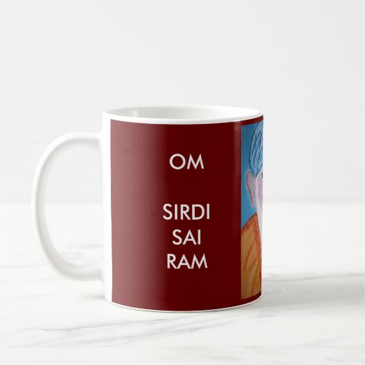 OM SIRDI SAI RAM - SAI KUCHEN KAFFEETASSE (Links)