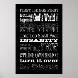 OM Slogans & Redewendungen 1 Poster