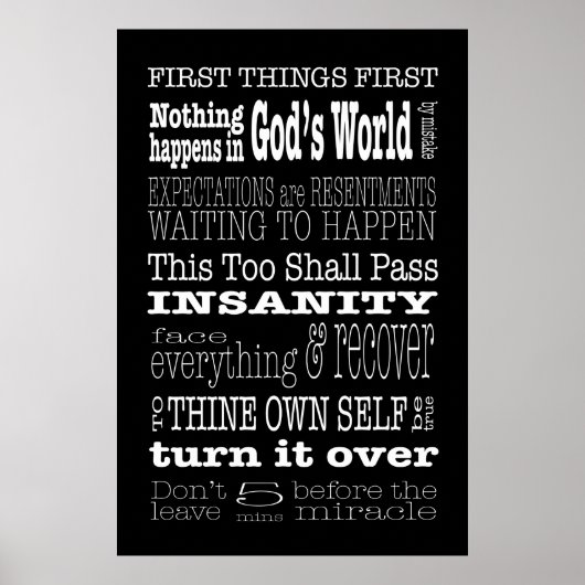 OM Slogans & Redewendungen 1 Poster (Vorne)