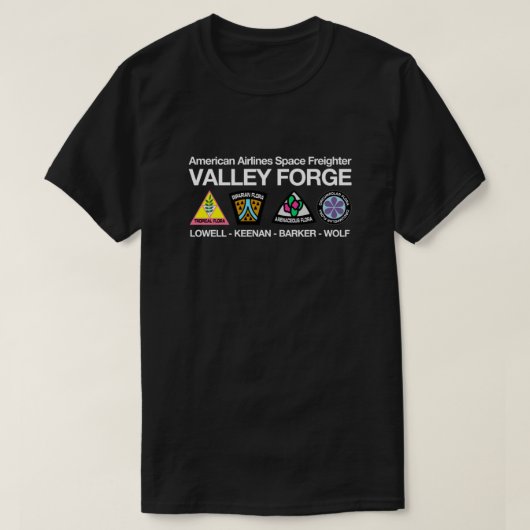 OM Space Freighter Valley Forge Floras (Stille Fah T-Shirt (Design vorne)