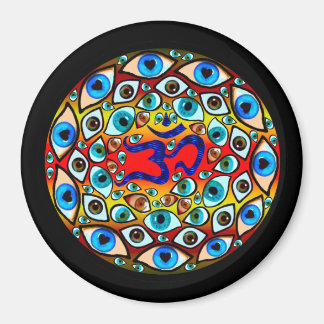 Om Sphere Magnet