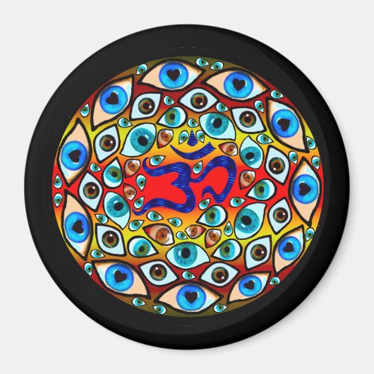 Om Sphere Magnet (Vorne)