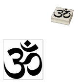 Om Spirituelles Symbol Gummistempel (Stempel)