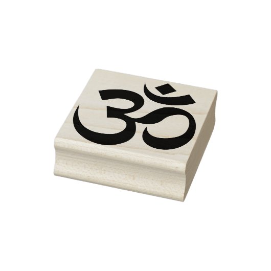 Om Spirituelles Symbol Gummistempel (Stempel)