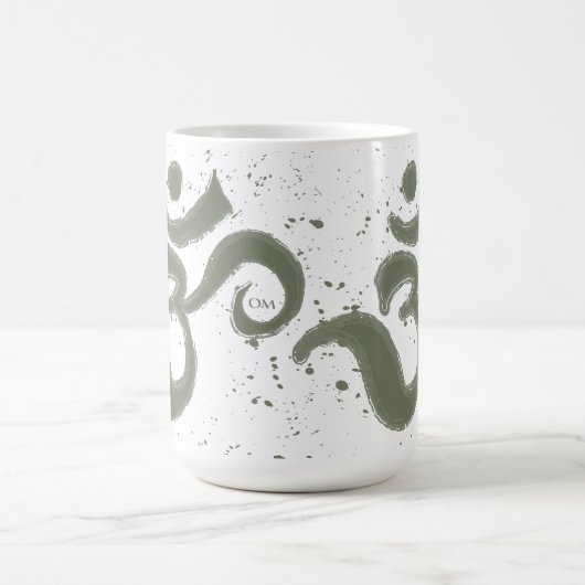 Om Spritzer Kaffee Tasse (Mittel)