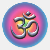 Om Stickers (Vorderseite)