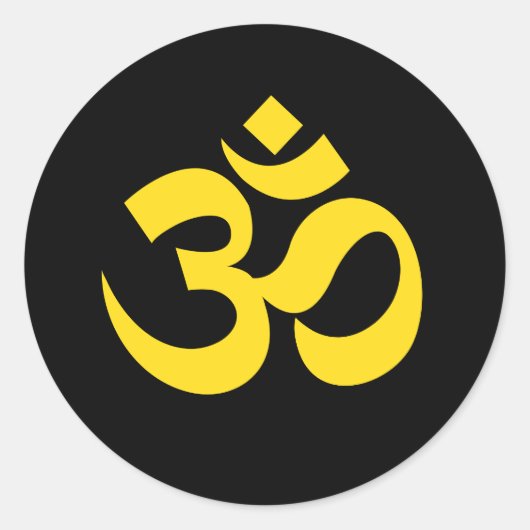 Om Stickers (Vorderseite)