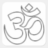 Om Stickers (Vorderseite)