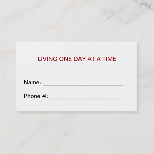 OM Stipendium-Karten Visitenkarte (Vorderseite)