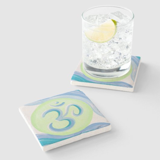 Om Stone Untersetzer (Seitenansicht)