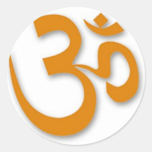 OM Store für Yoga Runder Aufkleber