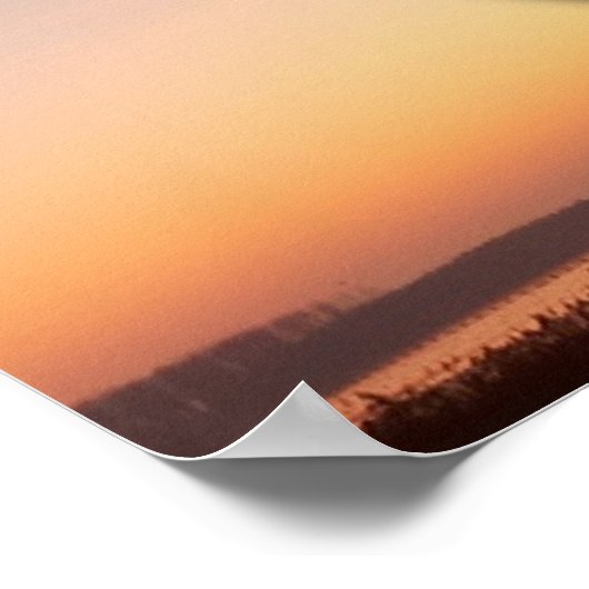 Om Sunset Poster (Ecke)