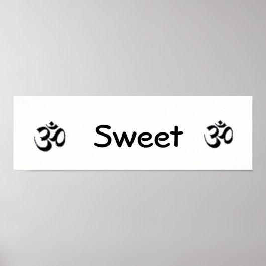 Om Sweet Om Poster (Vorne)