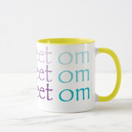 Om Sweet Om Yoga Tasse (Rechts)