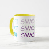 Om Sweet Om Yoga Tasse (Vorderseite Links)