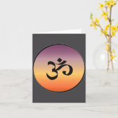 Om Symbol _1 Karte (Gelbe Blume)