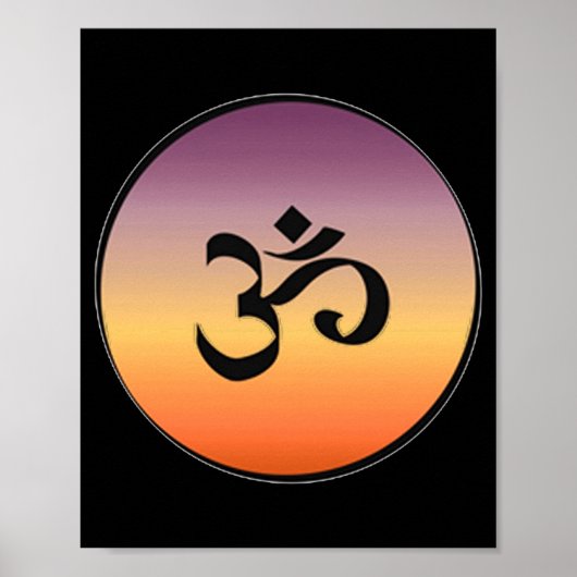 Om Symbol _1  Poster (Vorne)