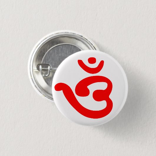 OM-Symbol (bengalisch) Button (Vorne & Hinten)