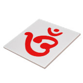 OM-Symbol (bengalisch) Fliese (Seite)