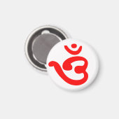 OM-Symbol (bengalisch) Magnet (Vorderseite/Rückseite)