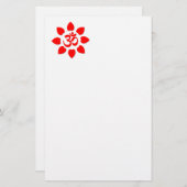 Om-Symbol Briefpapier (Vorne/Hinten)