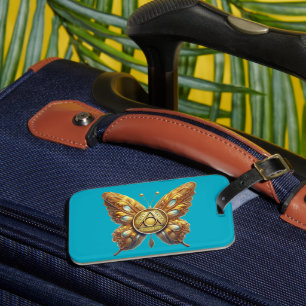 OM Symbol Butterfly Unity Service Erholung Gepäckanhänger