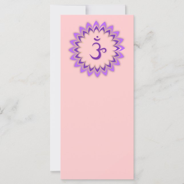 Om Symbol / Crown Chakra (Vorderseite)