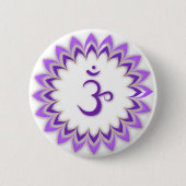 Om Symbol / Crown Chakra Button (Vorderseite)