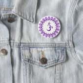 Om Symbol / Crown Chakra Button (Beispiel)