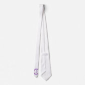 Om Symbol / Crown Chakra Krawatte (Rückseite)