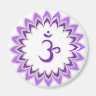 Om Symbol / Crown Chakra Magnet